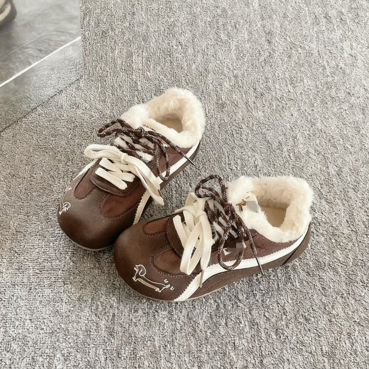 Damen Sportliche Sneakers mit kuscheligem Innenfutter und robustem Obermaterial R&B
