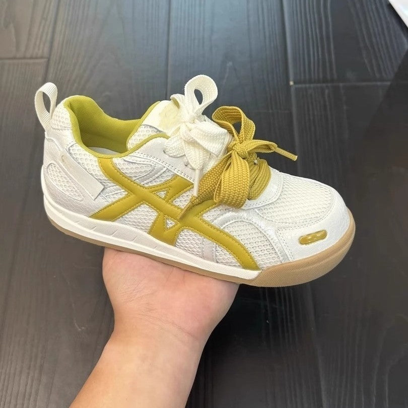 Damen Sportliche Atmungsaktive Sneakers mit einzigartigem Design und bequemen Schnürsenkeln R&B
