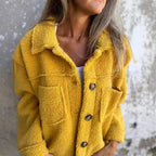 Damen Kuschelige und modische Fleecejacke mit praktischen Taschen R&B