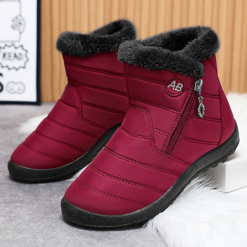 Damen Isolierte Winterstiefel mit rutschfester Sohle und praktischem Reißverschluss R&B