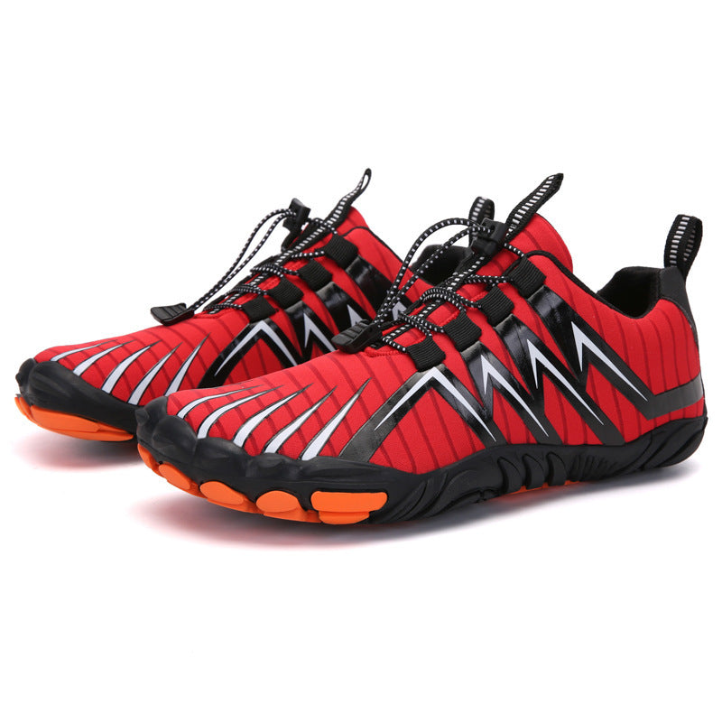 Damen nan elastischer Aquasport-Schuh mit Schnellzugverschluss, rutschfester Gummisohle und flexiblem Zehenschutz R&B