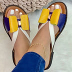 Damen Riemensandalen mit dekorativem Schleifendetail und flexiblem Fußbett R&B