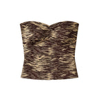 Damen Bandeau-Top mit raffinierten Streifen R&B
