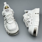 Damen Chunky Sneakers mit auffälligem Design und strapazierfähigem Obermaterial