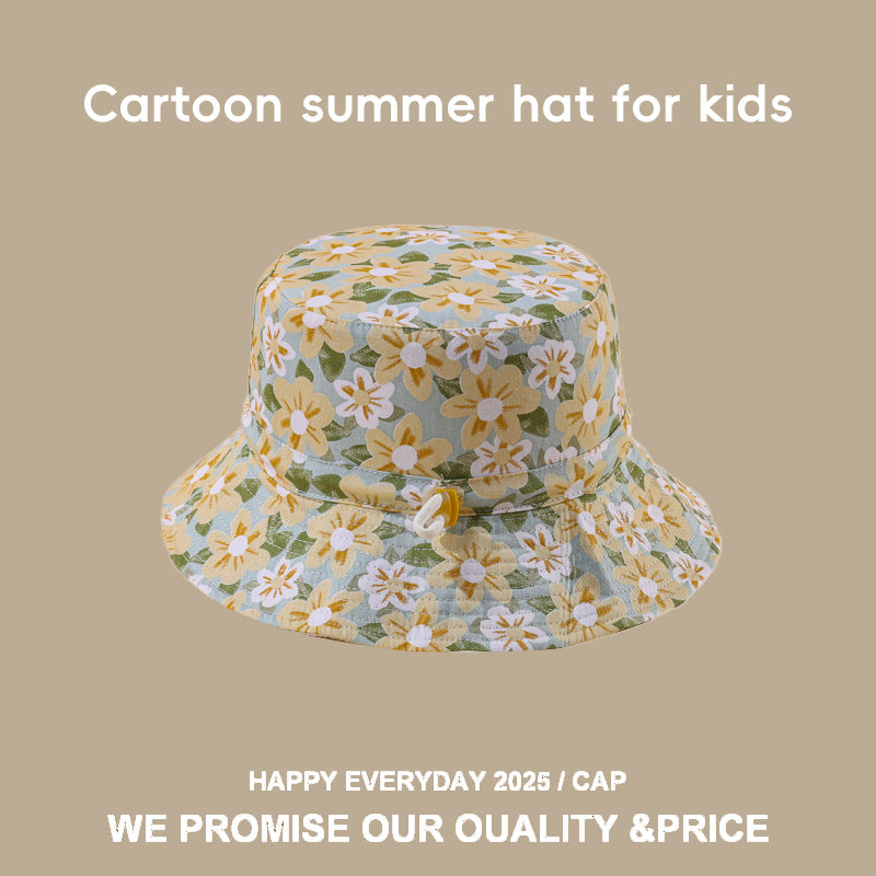 Kinder Sonnenhut mit fröhlichem Motiven R&B