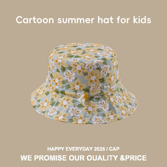 Kinder Sonnenhut mit fröhlichem Motiven R&B