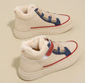 Damen Sportliche Warmgefütterte Sneaker mit praktischem Klettverschluss und robustem Sohlenprofil R&B