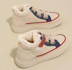 Damen Sportliche Warmgefütterte Sneaker mit praktischem Klettverschluss und robustem Sohlenprofil R&B