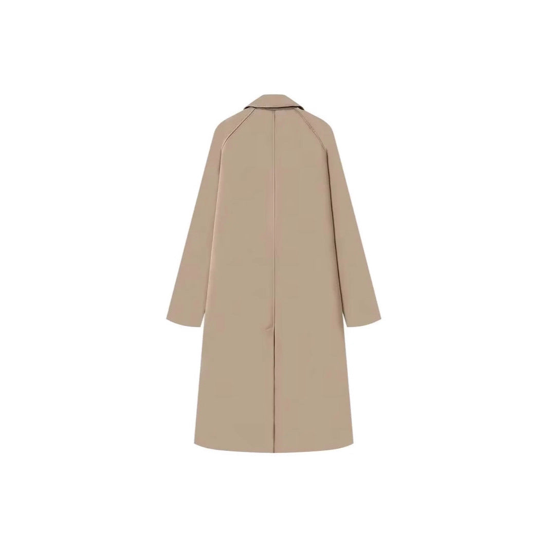 Damen modische Übergangsjacke mit elegantem Stehkragen und praktischen Knopfdetails R&B