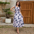 Damen Maxikleid mit floralen Mustern R&B
