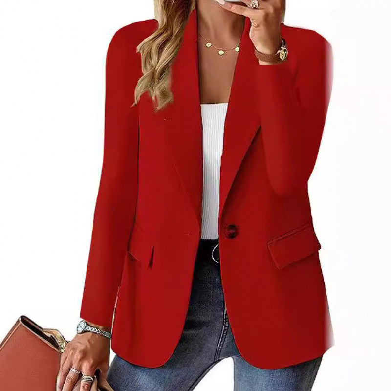 Damen Moderner Tailored Blazer mit elegante Knopfdetails R&B