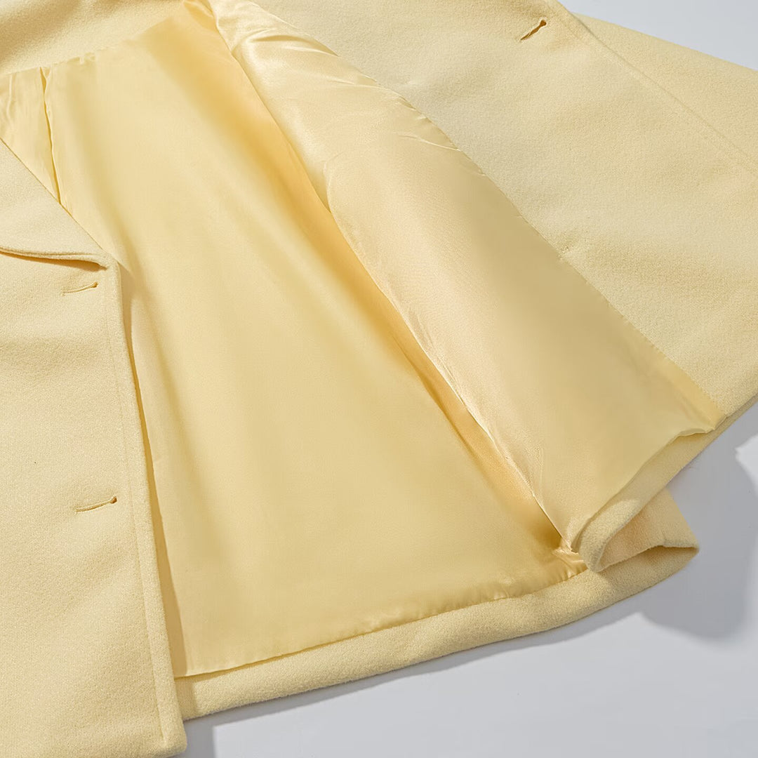 Damen elegante Übergangsjacke mit doppelter Knopfleiste und weichem Obermaterial R&B