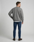Retro Strickjacke im Lagenlook mit Karomuster für Damen und Herren