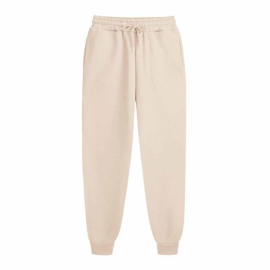 Damen Bequeme Sporthose mit elastischem Bund und Seitentaschen R&B