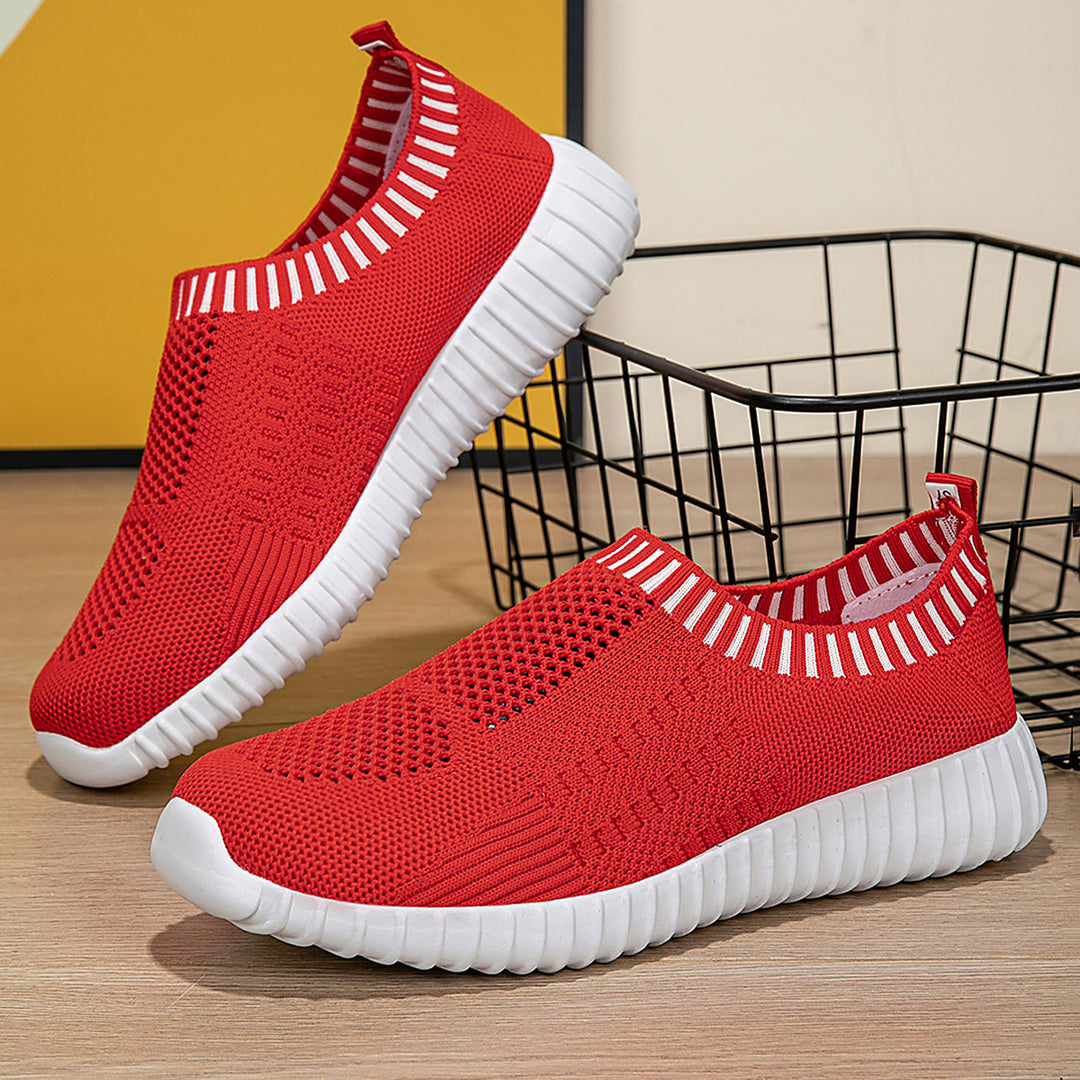 Damen Flexibele Slip-On Sneakers R&B
