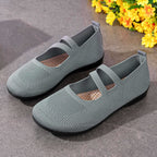 Damen Komfortable Ballerinas mit elastischen Riemen R&B