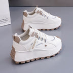 Damen Bequeme Chunky Sneakers mit rutschfester Laufsohle R&B