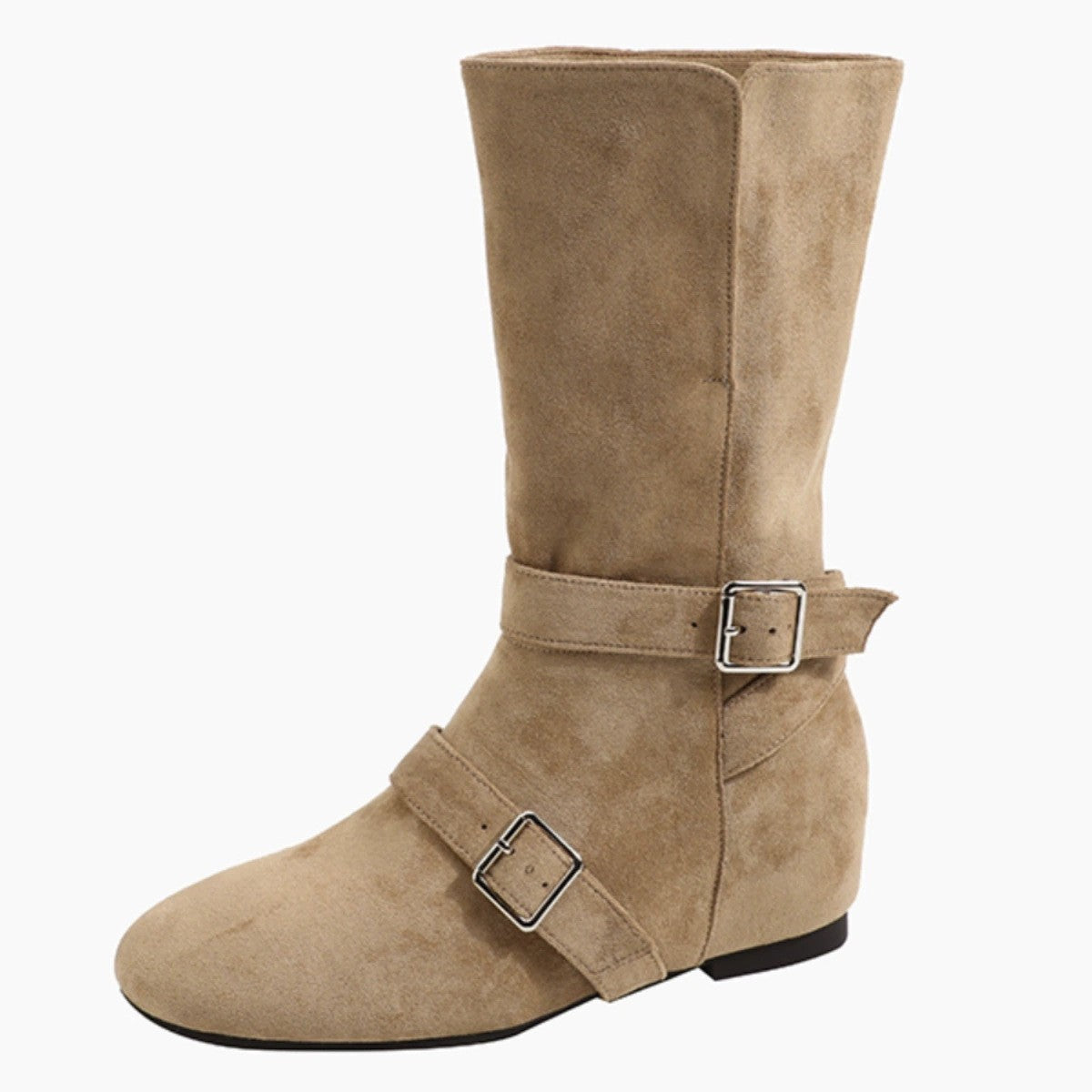Damen Stiefeletten mit flexiblem Knöchelrisiko und stylischem Schnallenverschluss R&B