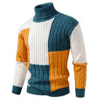Herren Rollkragenpullover im modernen Strickdesign