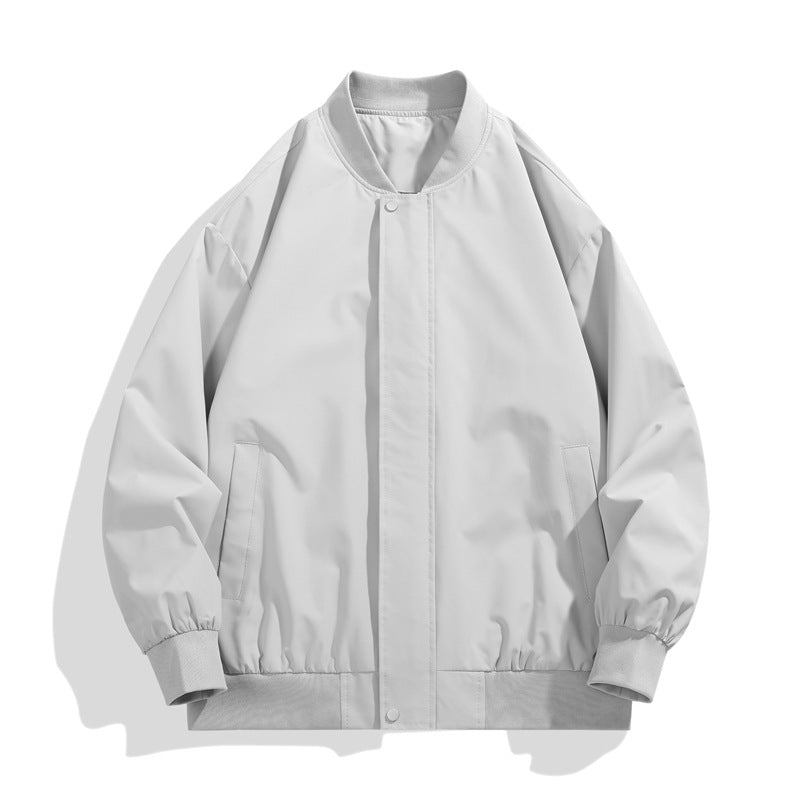 Herren sportliche Übergangsjacke mit hohem Kragen und praktischen Seitentaschen R&B
