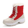 Damen Warme Winterstiefel mit Fleece-Futter und rutschfester Sohle R&B