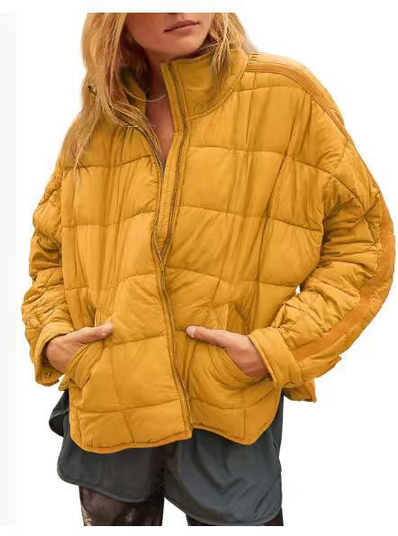 Damen Leichte Steppjacke mit hohem Kragen und praktischen Taschen R&B