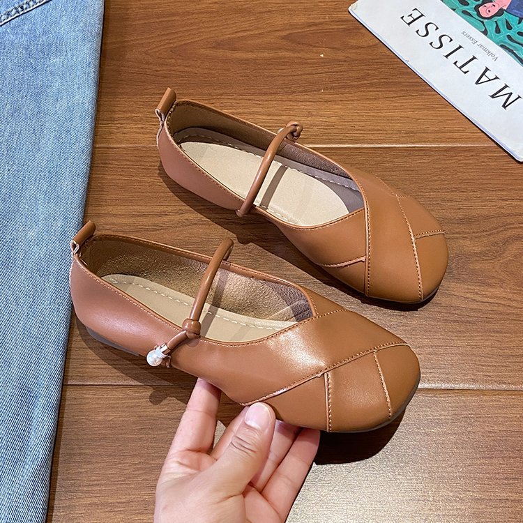 Damen Ballerinas mit dekorativem Riemen R&B