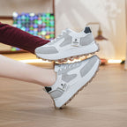 Damen Sportliche Sneaker mit atmungsaktiven Mesh-Einsätzen und dämpfender Sohle