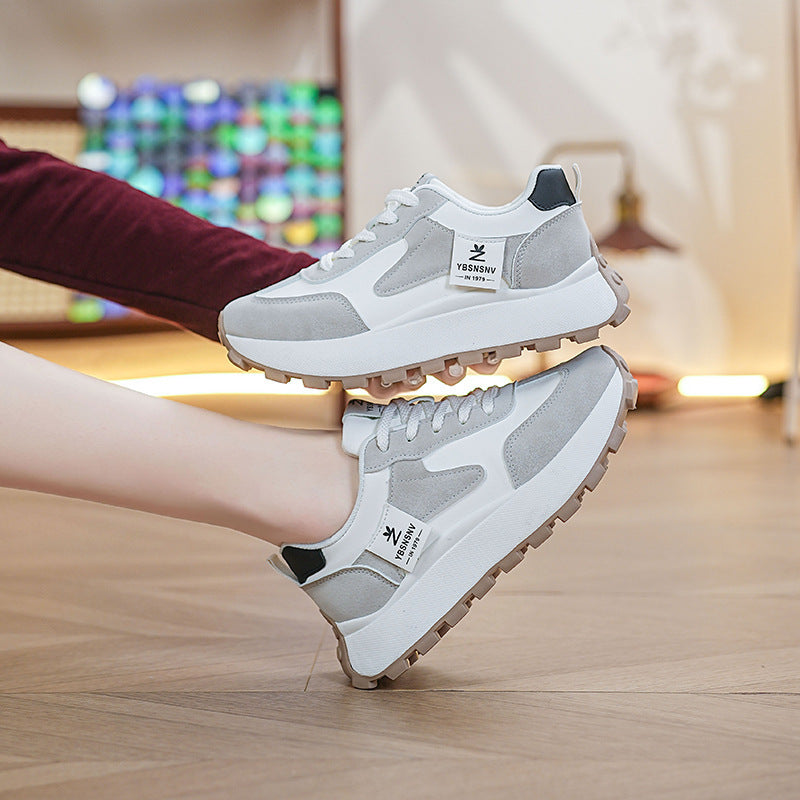 Damen Sportliche Sneaker mit atmungsaktiven Mesh-Einsätzen und dämpfender Sohle
