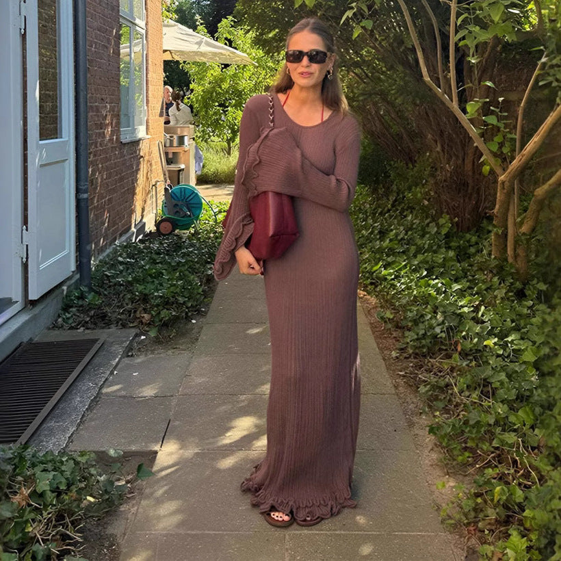 DamenMaxikleid mit Raffungen R&B
