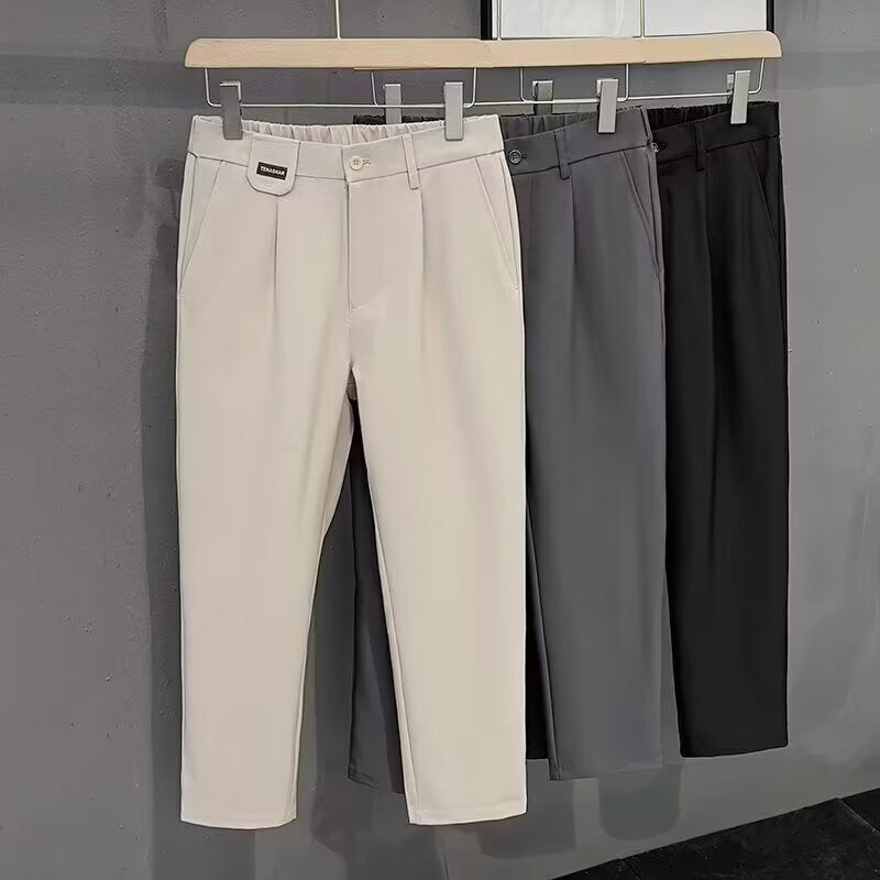 Herren schlanke Chino-Hose mit elegantem Schnitt und atmungsaktivem Material