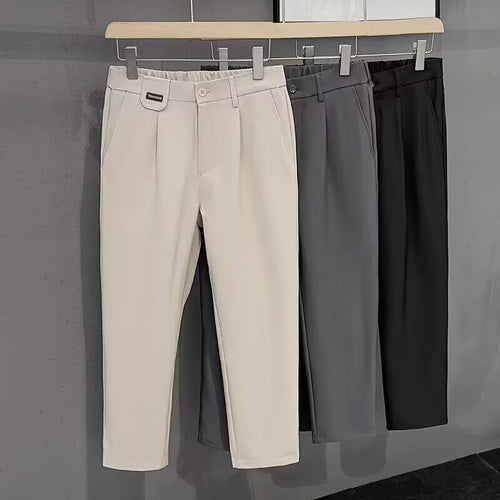 Herren schlanke Chino-Hose mit elegantem Schnitt und atmungsaktivem Material R&B