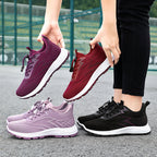 Damen Leichte und atmungsaktive Sport-Sneakers mit elastischem Obermaterial R&B