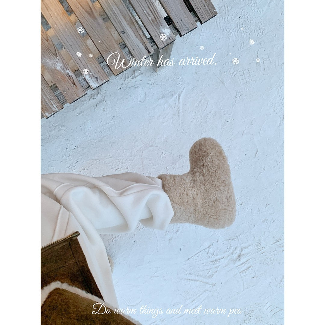 Damen Hausschuhe aus kuscheligem Teddy-Fleece und rutschfester Gummisohle R&B