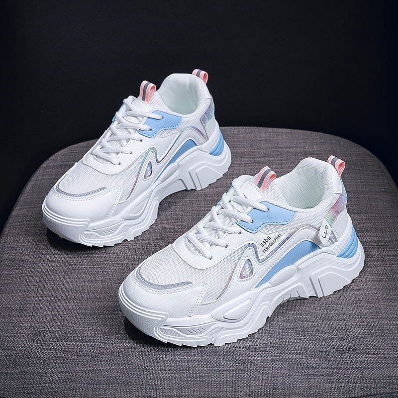 Damen Sportliche Sneaker mit atmungsaktiver Mesh-Oberfläche und ergonomischer Dämpfung R&B