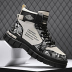 Damen Hochwertige Sneaker mit geometrischem Muster und strapazierfähiger Sohle R&B