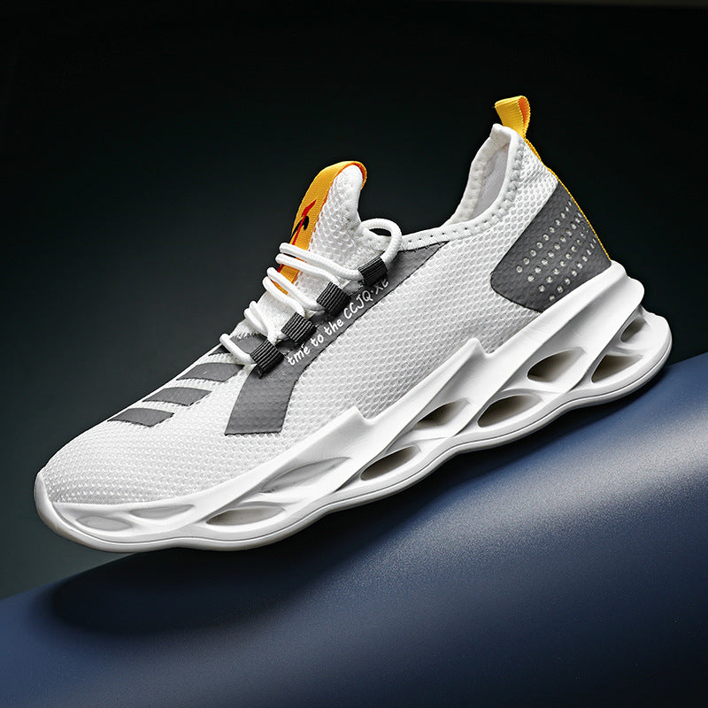 Damen Sportliche Dämpfung Sneakers mit atmungsaktivem Obermaterial R&B