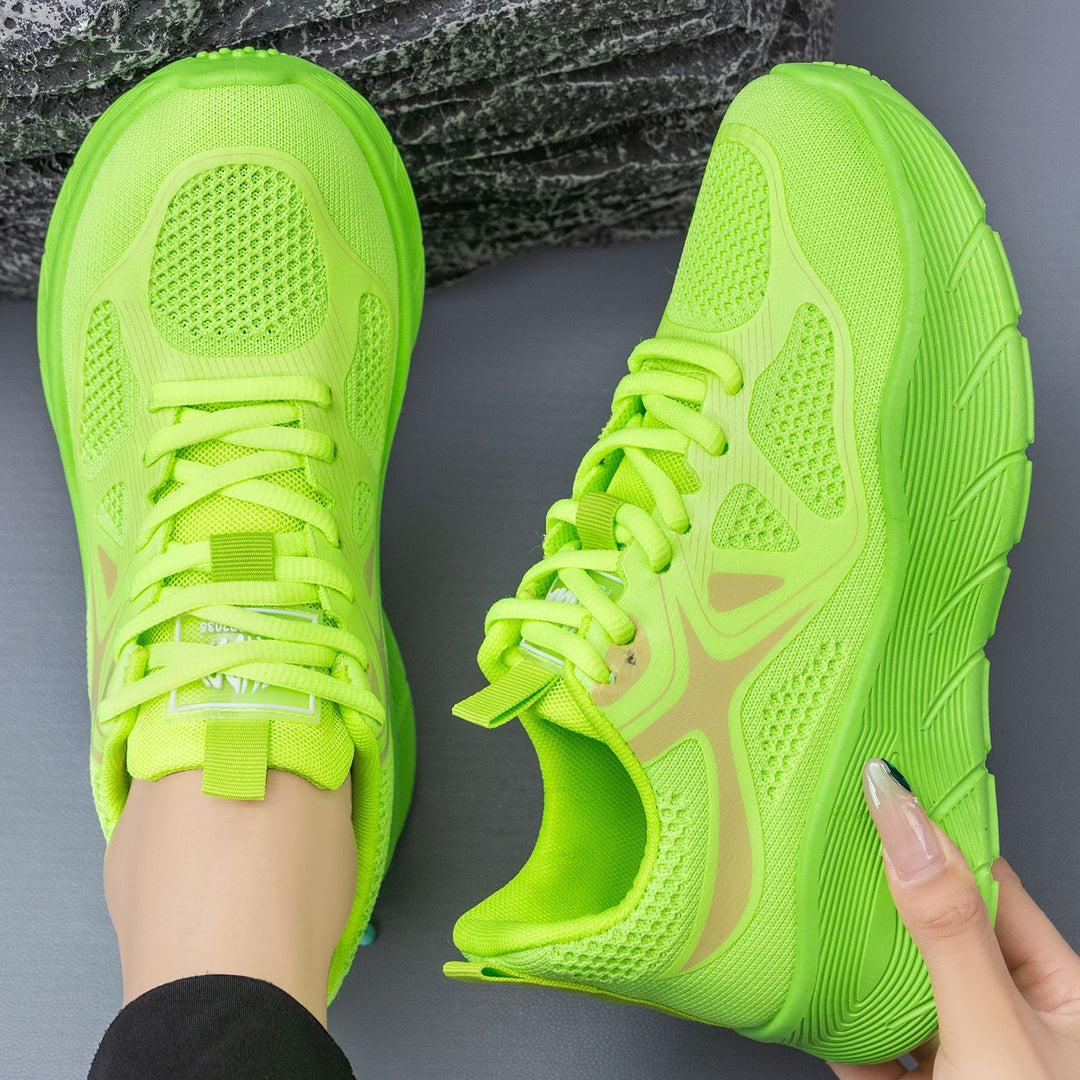 Damen Sportliche Leichtgewicht Laufschuhe mit atmungsaktivem Mesh R&B