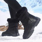 Damen Winter-Wanderschuhe mit isolierendem Futter und rutschfester Sohle