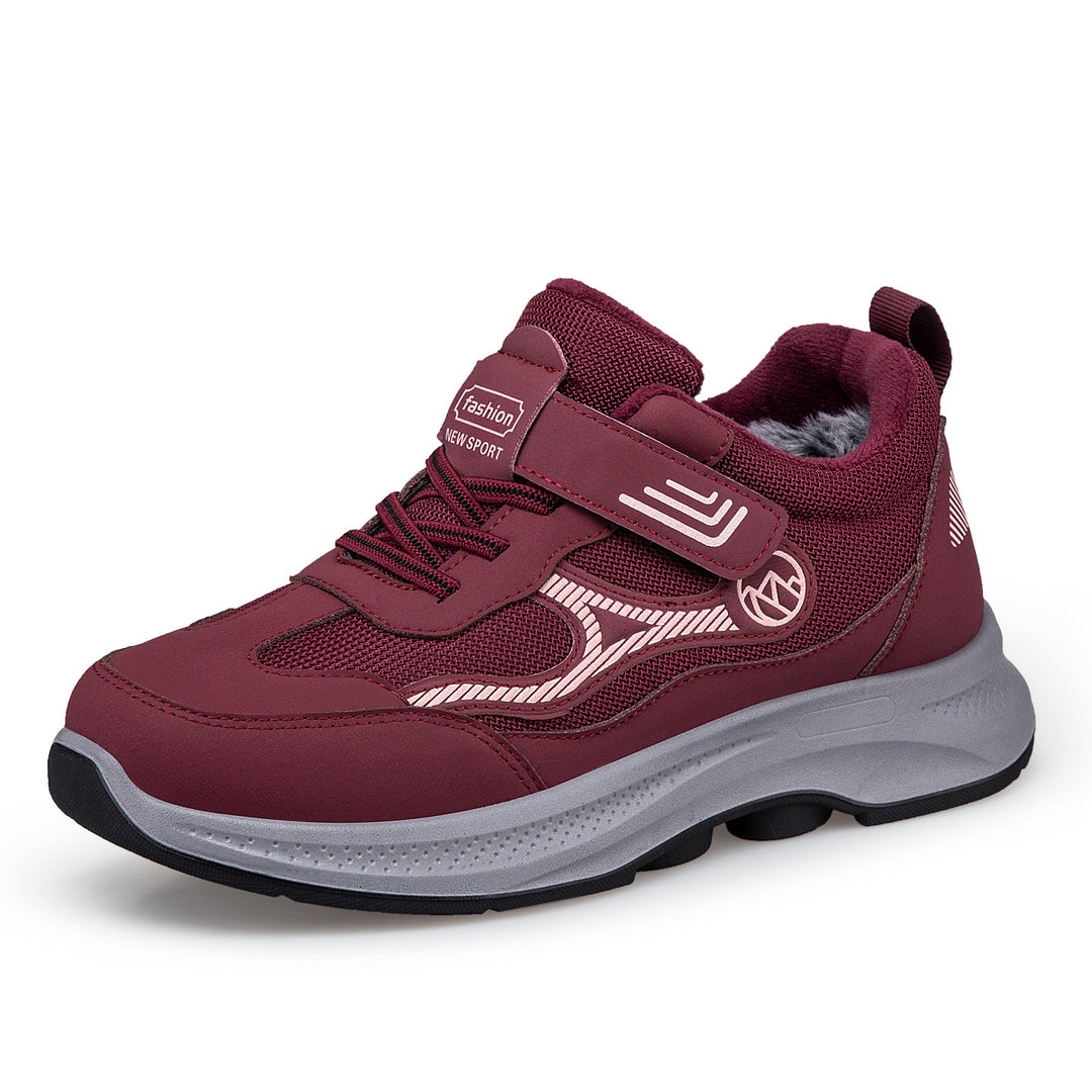 Damen Sportliche Schnür-Sneaker mit integrierter Wärmeisolierung und rutschfester Sohle R&B