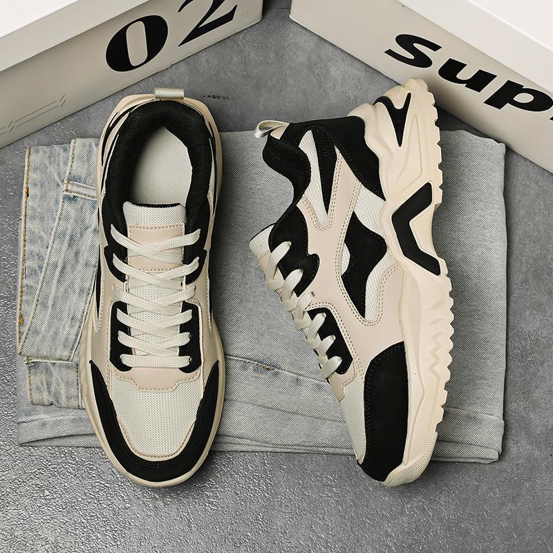 Damen Sportliche Chunky Sneakers mit atmungsaktiver Mesh-Oberfläche und rutschfester Sohle R&B