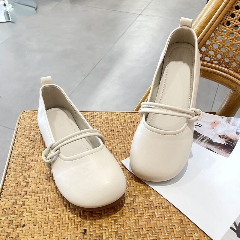 Damen Komfortable Ballerinas mit modischem Knotendesign R&B