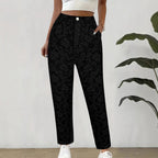 Damen Blumenmuster Hose im eleganten Casual-Stil R&B