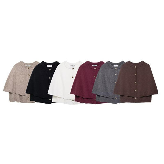 Damen modischer Umhangpullover R&B