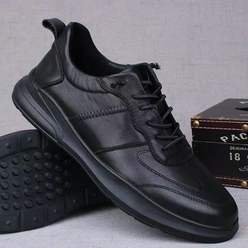 Herren Komfortable Leder Sneakers R&B