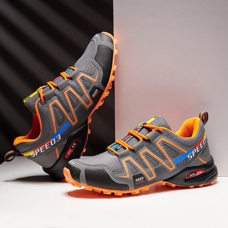 Damen Sportliche Trailrunning-Schuhe mit rutschfester Sohle und atmungsaktivem Obermaterial R&B