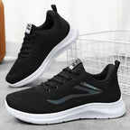 Damen Sportliche Jogging-Schuhe mit atmungsaktivem Mesh-Obermaterial R&B