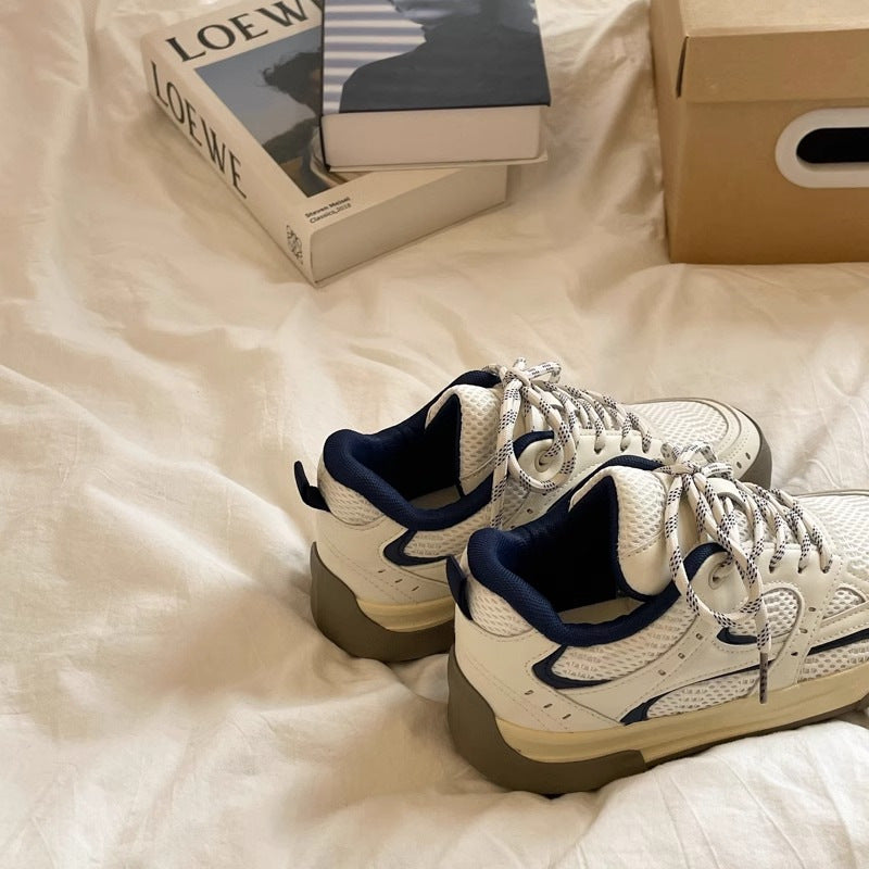 Damen Sportliche Sneaker mit atmungsaktiver Netzoberfläche und stabiler Sohle