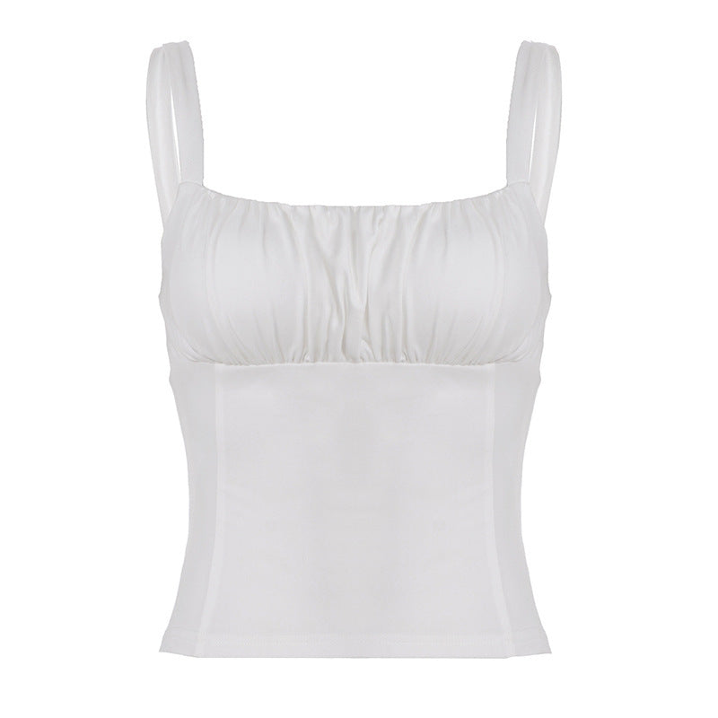 Damen-Bustier-Oberteil mit schmeichelnder Passform und feinen Rüschen R&B