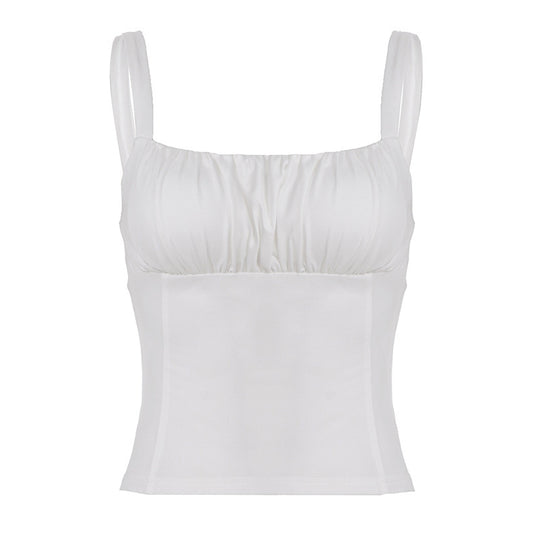 Damen-Bustier-Oberteil mit schmeichelnder Passform und feinen Rüschen R&B